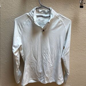 Under Armour Light Gray Quarter Zip Pullover